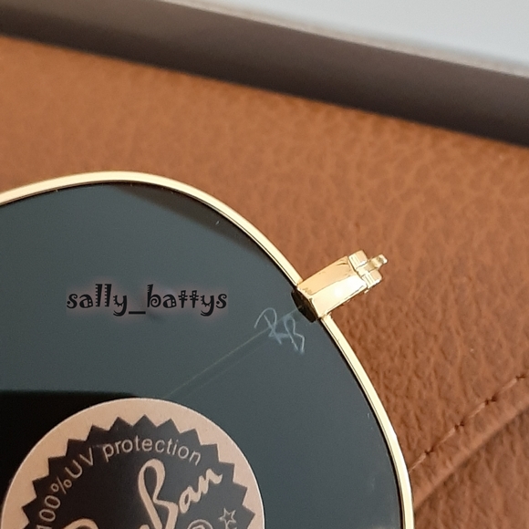 Ray-Ban (Store Display) Aviator Green Lenses RB3025 - Picture 6 of 12